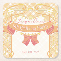 Anniversaire de la princesse Art Nouveau Orange