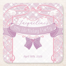 Anniversaire de la princesse Art Nouveau violet