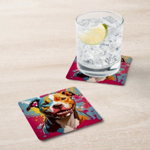 Dessous-de-verre Carré En Papier Anniversaire Staffordshire