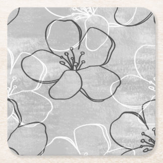 Dessous-de-verre Carré En Papier Apple Blossom Dream : Ornement Abstrait