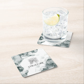 Dessous-de-verre Carré En Papier Aquarelle ton Leeds