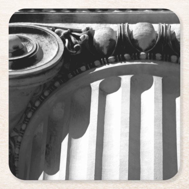 Dessous-de-verre Carré En Papier Architecture NYC III (Devant)