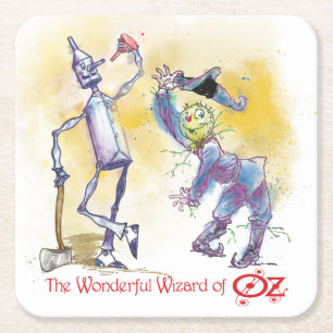 Dessous-de-verre Carré En Papier Assistant classique du Dessous de verre Oz Scarecr