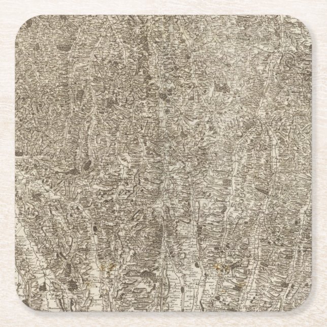 Dessous-de-verre Carré En Papier Auch (Devant)