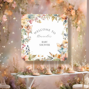 Dessous-de-verre Carré En Papier Automne Fée Floral Garden Automne Bébé Fille Douch