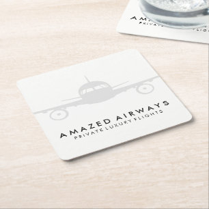 Dessous-de-verre Carré En Papier Avion   Vols