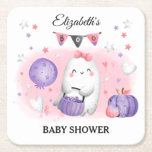 Dessous-de-verre Carré En Papier Baby shower Halloween Dessous de verre en papier m