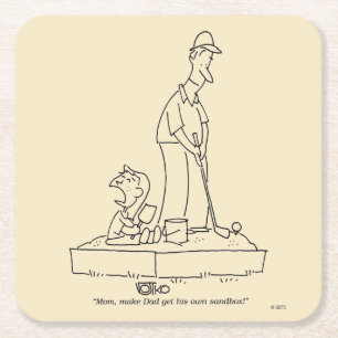 Dessous-de-verre Carré En Papier Bac à sable