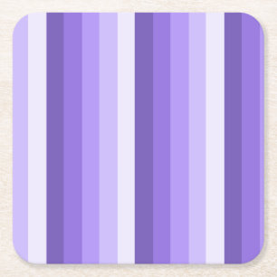 Dessous-de-verre Carré En Papier Bandes d'ombre violette