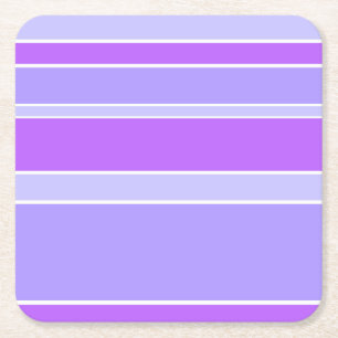 Dessous-de-verre Carré En Papier Bandes violettes