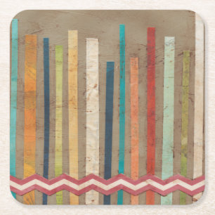 Dessous-de-verre Carré En Papier barrières 2-Up de papier II