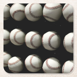 Dessous-de-verre Carré En Papier Baseballs