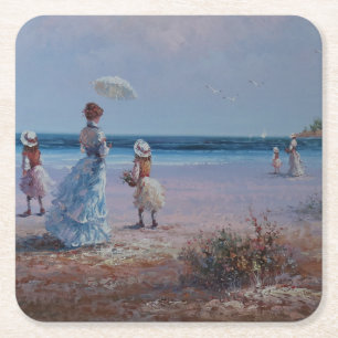 Dessous-de-verre Carré En Papier Beau Art