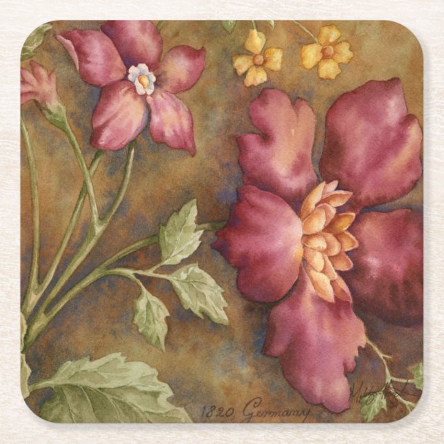 Dessous-de-verre Carré En Papier Beautés antiques II (Devant)