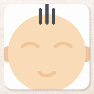 Dessous-de-verre Carré En Papier bébé