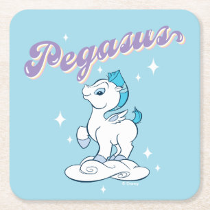 Dessous-de-verre Carré En Papier Bébé Pegasus Carré Buvard Papier