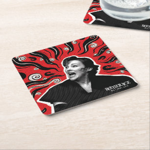 Dessous-de-verre Carré En Papier Beetlejus   Delia Deetz