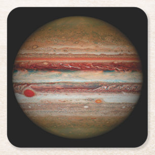 Dessous-de-verre Carré En Papier Belle image de Jupiter