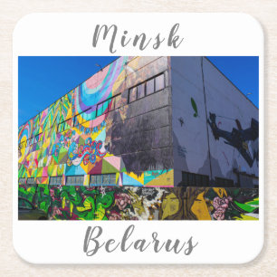 Dessous-de-verre Carré En Papier Biélorussie Б е л а р у с Dessous de verre Archite