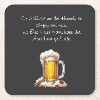 Dessous-de-verre Carré En Papier Bières