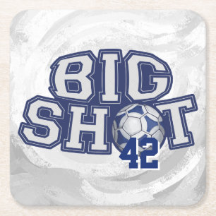 Dessous-de-verre Carré En Papier Big Shot Soccerball