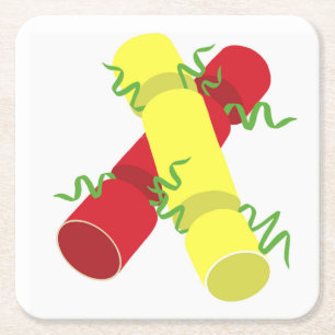 Dessous-de-verre Carré En Papier Biscuits de Noël