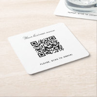 Blanc noir nom commercial qr code