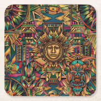 Bleu Enigmatique "Aztec Dream" Drink Coasters