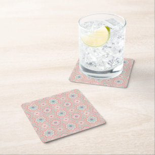 Dessous-de-verre Carré En Papier Blush Majesty - Andalousie Marocaine Élégance
