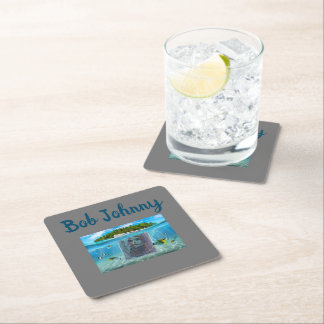 Dessous-de-verre Carré En Papier Bob johnny