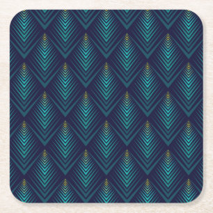 Dessous-de-verre Carré En Papier Bord marqué : lecture Motif dynamique