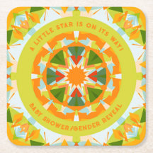 Bright Orange Green Star Baby’s Girl’s Boy’s Shoy
