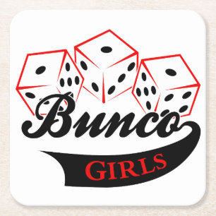 Dessous-de-verre Carré En Papier Bunco Girls