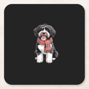 Dessous-de-verre Carré En Papier C’est l’automne, vous tous, joli Schnoodle, arbre