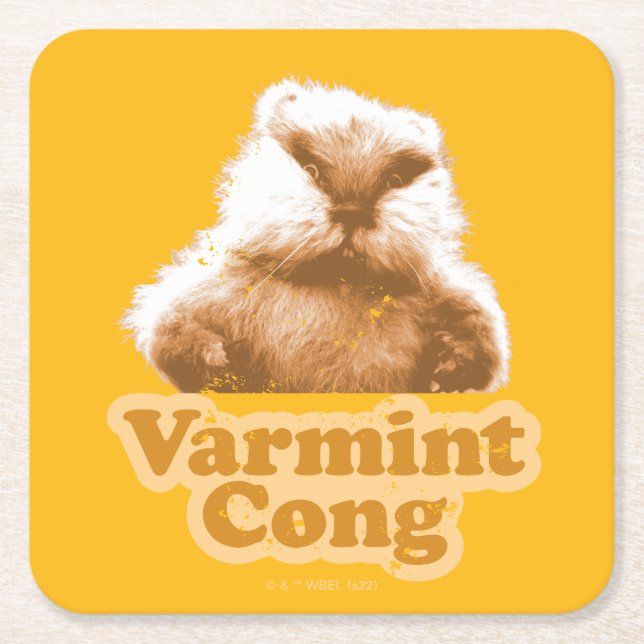 Dessous-de-verre Carré En Papier Caddyshack | Cong Varmint (Devant)
