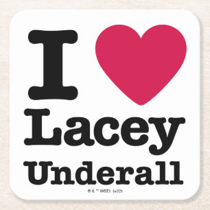 Dessous-de-verre Carré En Papier Caddyshack   I Love Lacey Underall