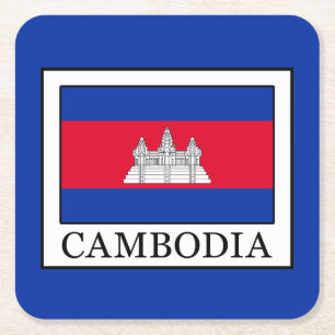 Dessous-de-verre Carré En Papier Cambodge