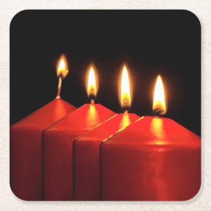 Dessous-de-verre Carré En Papier Candre de Noël