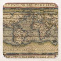 Carte antique du monde