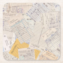 Carte de prêt de la bibliothèque des anciens amis