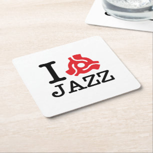 Dessous-de-verre Carré En Papier Carte I 45 Jazz