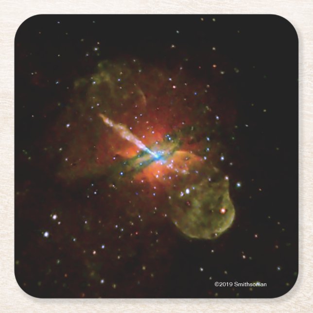 Dessous-de-verre Carré En Papier Centaurus A (Devant)
