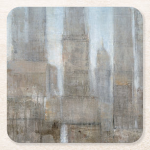 Dessous-de-verre Carré En Papier Centre-ville I