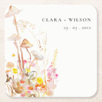 Champignon chic Wildflower Mariage botanique d'aut