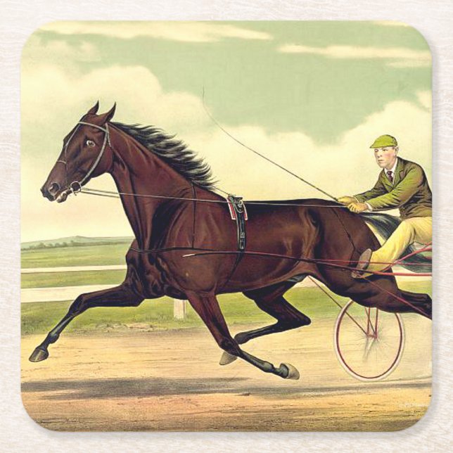 Dessous-de-verre Carré En Papier Champion boudeur SUPÉRIEUR (Devant)