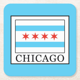 Dessous-de-verre Carré En Papier Chicago