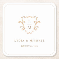 Cimier baroque | Bienvenue du Mariage Monogramme