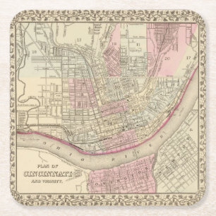 Dessous-de-verre Carré En Papier Cincinnati 2