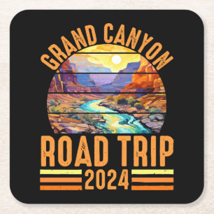 Dessous-de-verre Carré En Papier Circuit Grand Canyon National Park 2024