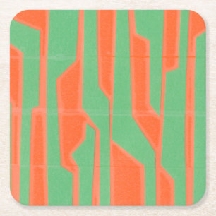 Dessous-de-verre Carré En Papier Circuit moderne I